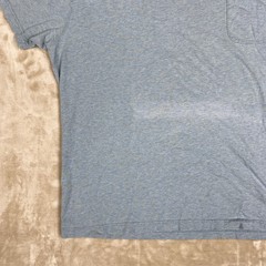 Pendleton Pocket T-Shirt Mens XL Blue Leather Logo XXL 100% Cotton Short Sleeve