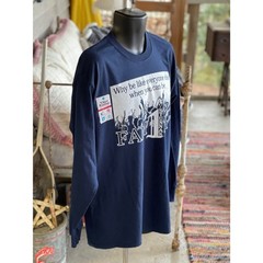 Gildan Ultra Cotton T-Shirt Blue Stunnas Motorsports Club Sz Lg MC Club Biker