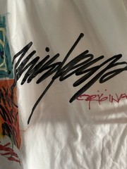 Miskeen Originals Hand Painted Mens 3XL T-Shirt Heavyweight Graffiti