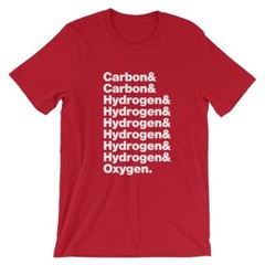 Alcohol T-Shirt. Black, White, Gray or Red Soft Cotton Tee.