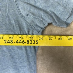 Pendleton Pocket T-Shirt Mens XL Blue Leather Logo XXL 100% Cotton Short Sleeve
