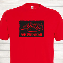 Bournemouth Football Gazelle Trainers Away Days Weekend Casual Saturday T Shirt