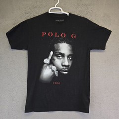 Polo G 1300 Shirt Adult M Black Hip Hop Rapper Music Graphic Tee