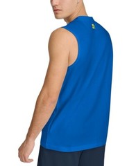Starter Men’s Regular-Fit Logo Graphic Sleeveless Cotton T-Shirt Royal Blue L