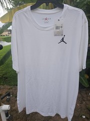 NWT Men’s Size: 2X-Large Jordan Jumpman Short Sleeve T-Shirt – White DC7485-100