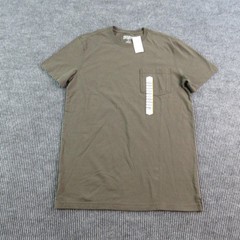Duluth Trading Co. Shirt Mens M Brown Longtail T Crew Neck Short Sleeve NWT