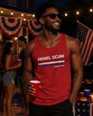Outlaw Since Funny Quote Graphic Design Tank Top