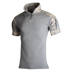 Mens Army Tactical Combat T-Shirts Military Short Sleeve Casual Shirt Camouflage