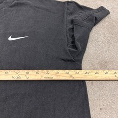 VTG 90s Nike Hanes Heavyweight 50/50 T Shirt Mens Black Performance Athletics