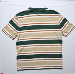 Guess Los Angeles Striped T Shirt Mens Size M Made in India VTG Green Orange Y2K