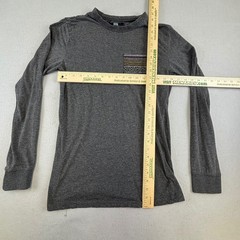 Beautiful Giant Shirt Men’s Small Gray Long Sleeve T-Shirt Southwestern Pocket