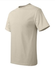 Hanes 5250 4XL 5XL Authentic Short Sleeve Men’s Cotton T-Shirt Natural