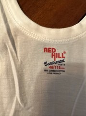 NEW 2X RED HILL CONTINENTAL FINE VESTS 100% COTTON 46/115CMS (MENS XL USA) READ