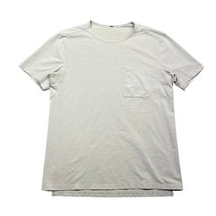 Lululemon Chest Pocket Men’s Short Sleeve Crew Neck T Shirt Light Beige Sz S