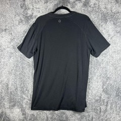 Tasc Shirt Mens M Black Bamboo Performance Crewneck Tagless Stretch Short Sleeve