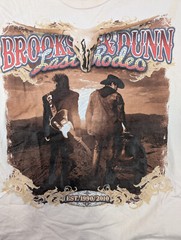 Brooks & Dunn Last Rodeo Tour T Shirt Full Size L BE2509