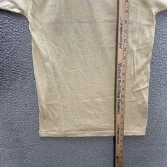 Vintage Screen Stars Shirt Adult Small Tan Single Stitch UW Lacrosse Wi 80s
