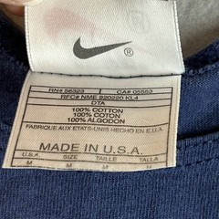 Vintage 80s 90s Nike White Tag Muscle Tank Stringer Mens M Gym Made USA Cotton