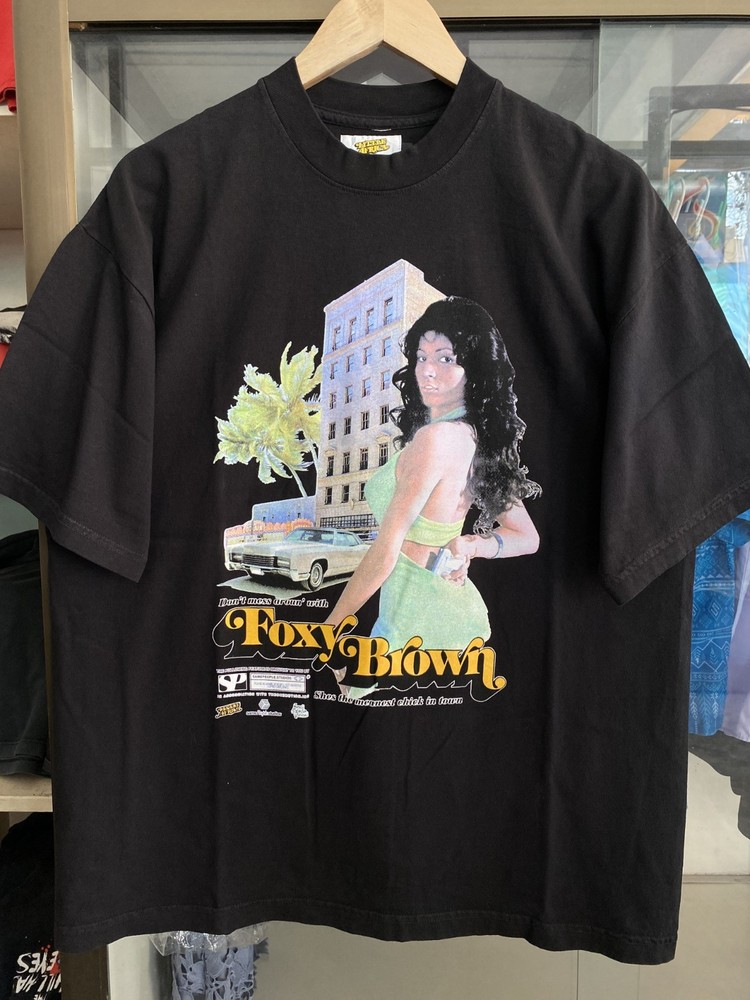 Foxy Brown Movie Film LITTLE AFRICA Soul Made Global T Shirt