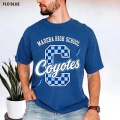 Custom School Mascot Shirt Groovy School Spirit Back To School Tee