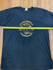 Vintage Golden Triangle XXL Men’s Black T Shirt Streetwear