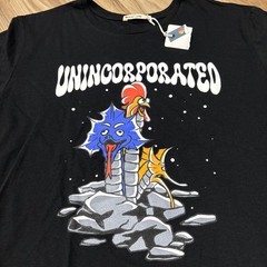 Marine Layer Custom Size XS Unincorporated Golden Chicken Graphic Tee Black -NEW