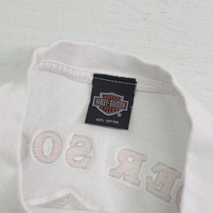 Harley Davidson White T-Shirt Adult XL Rider Society Malaysia Graphic Y2K EUC