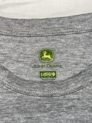 John Deere Tractors & Plows Logo Evolution T-Shirt Men’s Large