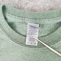 Fairbanks Alaska Shirt Mens Medium Green Graphic Crew Neck Short Sleeve Stretch