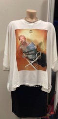 Women’s L/XL Marilyn Monroe Bedazzled Crystals Comfort T-shirt