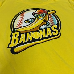 Savannah Bananas Baseball Graphic Tee Yellow Short Sleeve Shirt Mens 2XL
