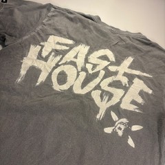 Fasthouse Graphic T Shirt Gray Crew Neck Short Sleeve Casual Tee Mens