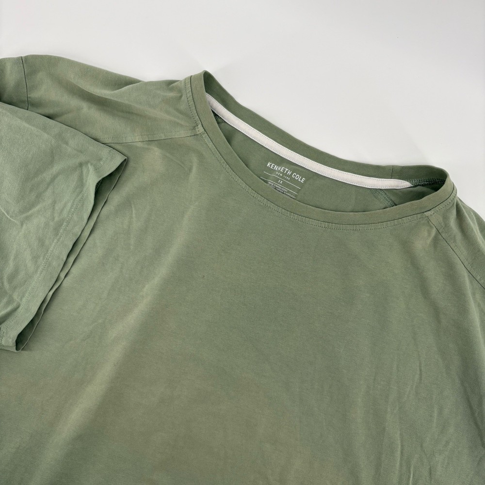 Kenneth Cole New York Men’s 3XL Green T-Shirt 95% Cotton 5% Spandex