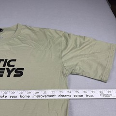 Arctic Monkeys Mens 2XL North American Tour 2023 T-Shirt Tan Indie Rock Womens