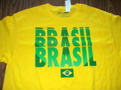FIFTH SUN SIZE XL MENS YELLOW BRASIL T SHIRT – NWT & FREE FAST SHIPPING