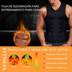Men’s Slimming Shapewear Hot Neoprene Vest Body Shaper Sweat Shirt Waist Trainer