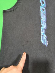 VINTAGE Speedo Men’s Size L Black Swimmer Swimming Tank Top Made In USA