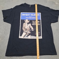Dwight Yoakam Mavericks The Cosmic Roundup & Rodeo Tour Black Tee Shirt XL 2005
