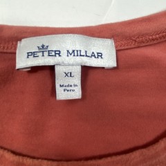 Peter Millar Lava Wash Crewneck Men’s Long Sleeve T-Shirt Size XL Performance