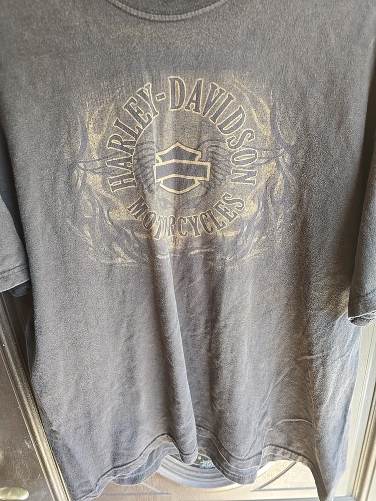 Adult XL OFFICIAL HARLEY DAVIDSON MC BLACK T SHIRT FAIRBANKS ALASKA
