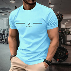 Men Cotton Oversized T Shirt Casual Loose Short Sleeve Summer Tee