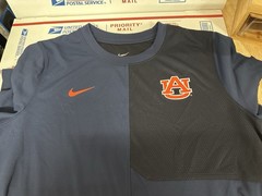 Men’s Auburn Tigers Coaches UV Short Sleeve T-Shirt Large Nike Dri-Fit 2025