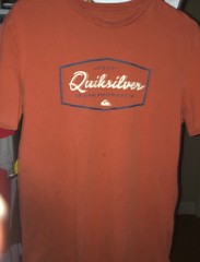 Quicksilver Men’s Shirt Orange Medium