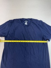 Polo Ralph Lauren T-Shirt Mens Large Navy Blue Classic Fit White Pony