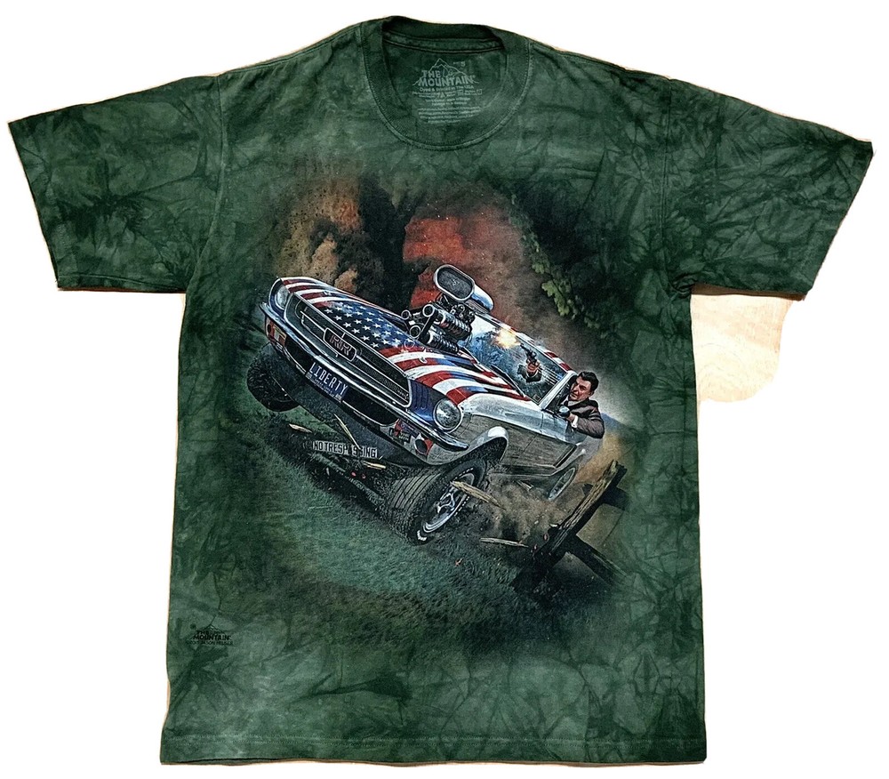Ronald Reagan The Liberator Ford Mustang T-Shirt Size Small The Mountain Liberty