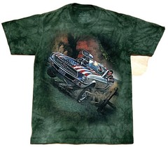 Ronald Reagan The Liberator Ford Mustang T-Shirt Size Small The Mountain Liberty
