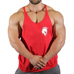 Men Tank Top Bodybuilding Gym Workout Fitness Cotton Sleeveless Stringer Vest