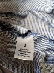 PacSun Men’s Scoop Bottom Scallop Fit Size Small Malibu Heather Blue Beachcomber