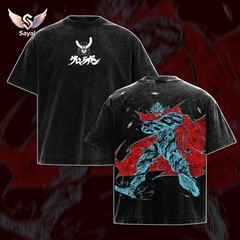 Tengen Toppa V2 Gurren Lagann “Spiral Overdrive Protocol” Oversized Hoodie Wash