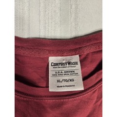 ComfortWash Rocky Mountain National Park Long Sleeve T-Shirt Red XL Cotton
